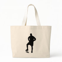 Soccer Player Tote Bag