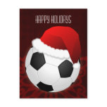 soccer player Christmas Cards postcards