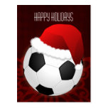 soccer player Christmas Cards postcards