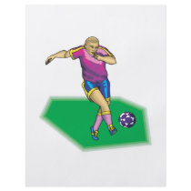 Soccer Player Full Color Flyer