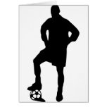 Soccer Player Greeting Cards
