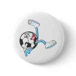 Soccer Player in Bicycle Kick Pose Pins
