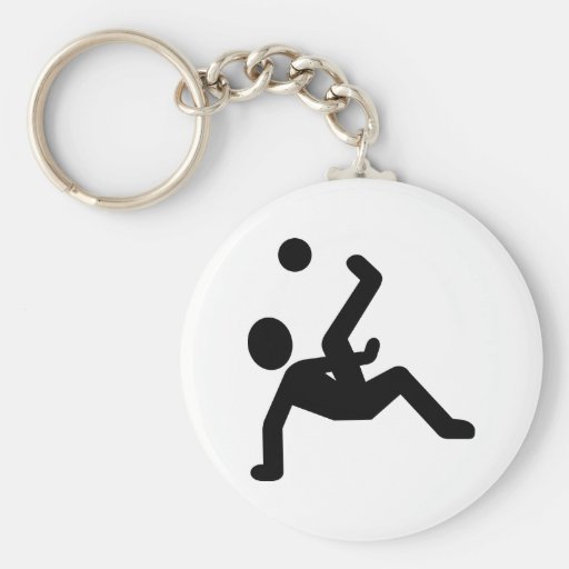 Soccer player keychains