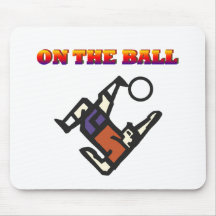 Soccer player mouse pad