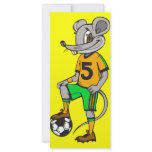 Soccer Player Mouse rack cards