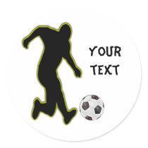 soccer player-personalized sticker by cute4kids soccer player-personalized sticker