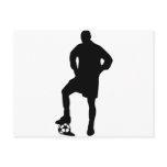 Soccer Player Postcard