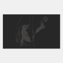 Soccer Player Rectangular Stickers