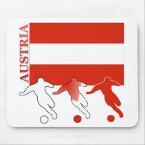 Soccer Players - Austria mousepads