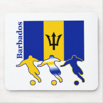 Soccer Players -  Barbados Mouse Pads