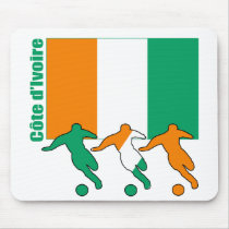 Soccer Players - Cote d'Ivoire mousepads