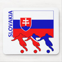Soccer Players - Slovakia mousepads