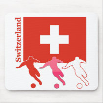 Soccer Players - Switzerland mousepads