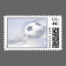 Soccer Postage Stamp