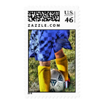 Soccer Postage Stamp