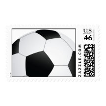 soccer postage stamp