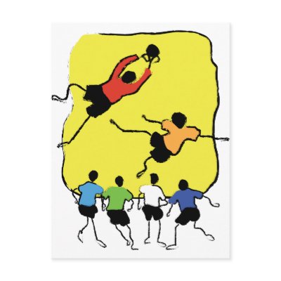 Soccer postcards