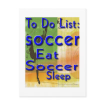 Soccer Postcard by soccerisalive Soccer Postcard
