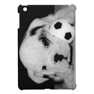 "Soccer Puppy" English Bulldog Photography iPad Mini Cover