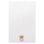 soccer queen or soccer princess stationery paper