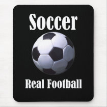 Soccer Real Football mousepads by GAZoomIn Soccer Real Football mousepads