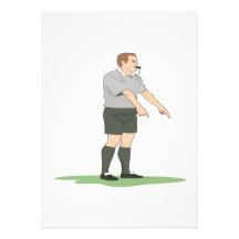 Soccer Referee Personalized Invite