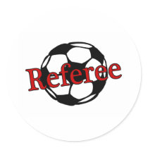 Soccer Referee Sticker