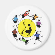 Soccer Refrigerator Magnet