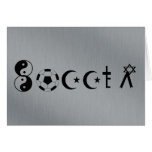 Soccer Religion Greeting Card