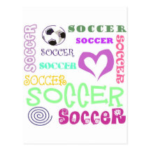 Soccer Repeating Post Card