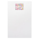 Soccer Rocks Customized Stationery