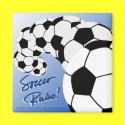 SOCCER RULES Sq Magnet/Blue