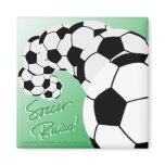 SOCCER RULES Sq Magnet/green
