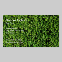 Soccer School Business Card business cards