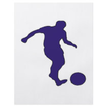 Soccer Silhouette Personalized Flyer