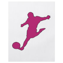 Soccer Silhouette Personalized Flyer