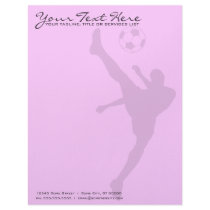 soccer silhouette letterhead by asyrum soccer silhouette letterhead