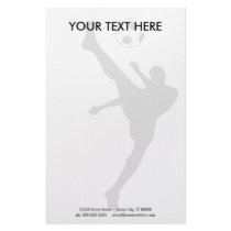 soccer silhouette stationery by asyrum soccer silhouette stationery