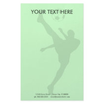 soccer silhouette stationery by asyrum soccer silhouette stationery