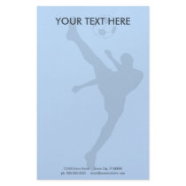 soccer silhouette stationery by asyrum soccer silhouette stationery