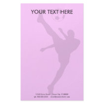 soccer silhouette stationery by asyrum soccer silhouette stationery