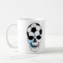 Soccer Skull Coffee Mug
