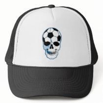 Soccer Skull Trucker Hats
