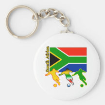 Soccer South Africa Key Chains