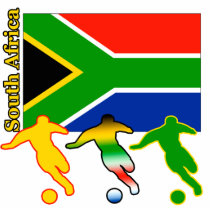 Soccer South Africa Photo Cutout