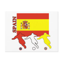 Soccer Spain postcards