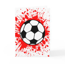 soccer splat. card
