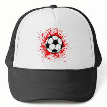 soccer splat. trucker hats
