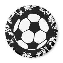 soccer splat. magnets by asyrum soccer splat. magnets