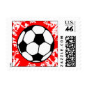 soccer splat. postage